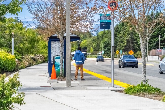 Parkwest locals can easily hop on a public bus connecting them to Bellevue and Seattle.