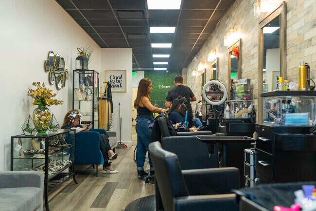 A local salon provides beauty services in Deerfield West.