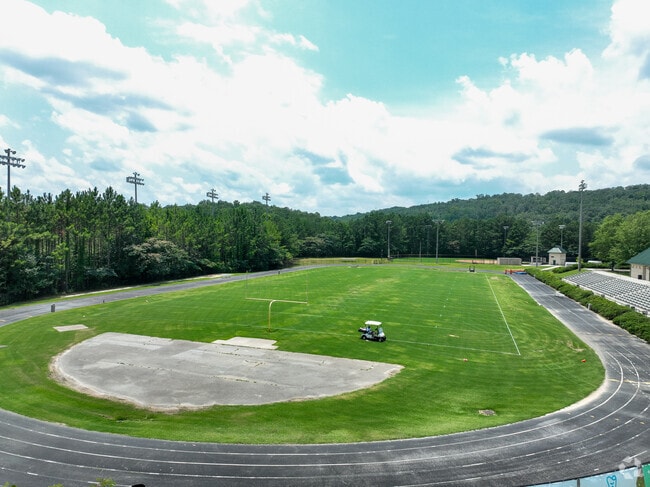 Simmons Middle School has plenty of green space for students to play.