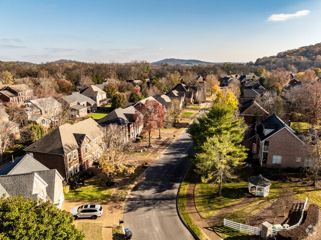 Berrys Chapel neighborhood is made up of beautiful homes and rolling hills.