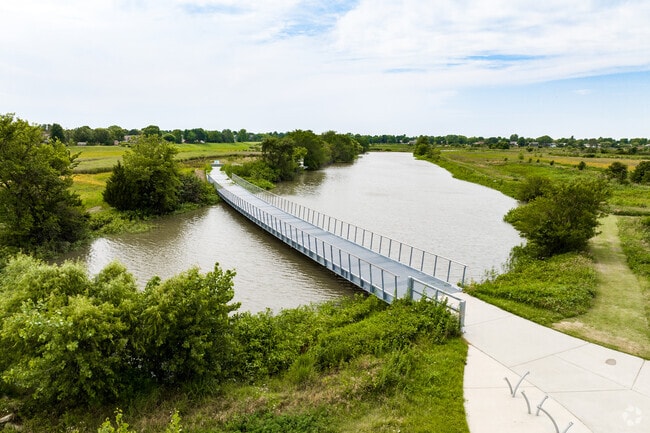 Stop by the 90-acre Pracht Wetlands for some scenic views in Fox Ridge.