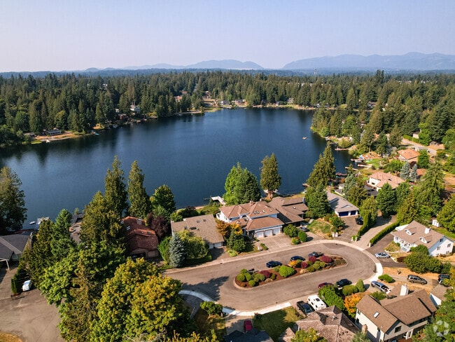View Across the Lake from a Cul de Sac.