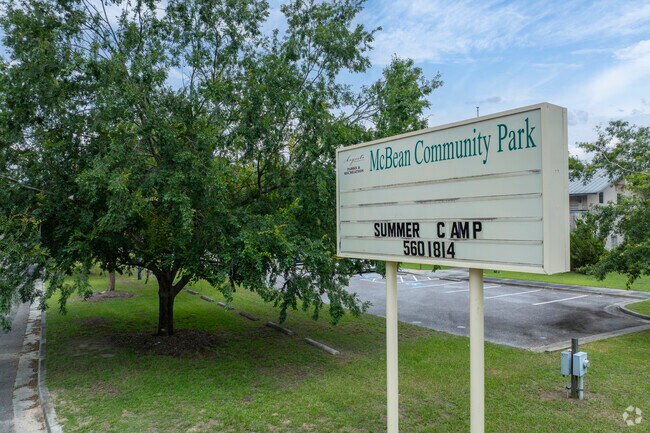 Just east of Hancock Mill, McBean Community Park offers playgrounds, baseball fields, and walking trails for families.