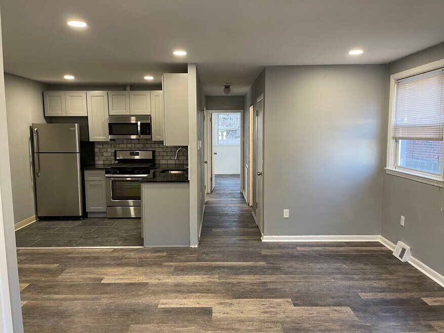 Kitchen & Living Room