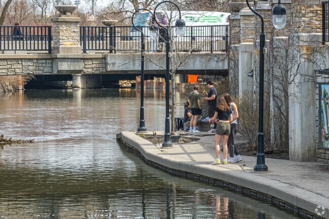 The DuPage River is a local favorite for residents who love to fish.