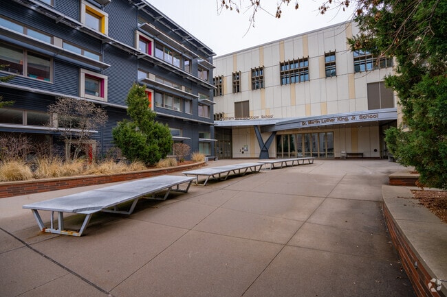 Putnam Avenue Upper School serves students in the Riverside community.