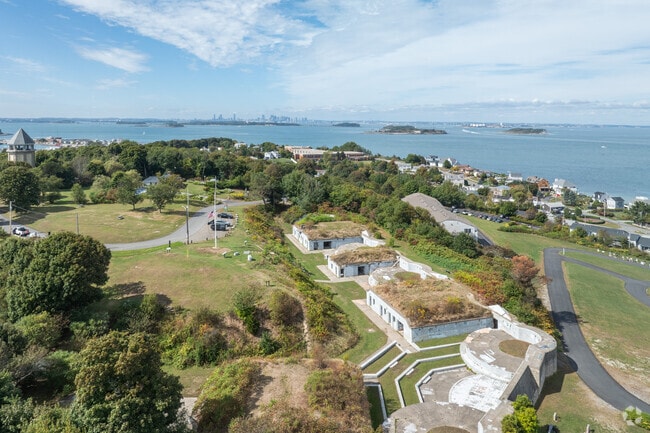 Fort Revere Park sits atop Telegraph Hill.