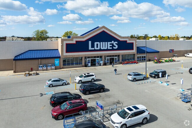 Large retailers like Lowe's can be found along South St., two minutes from Orchard Heights.