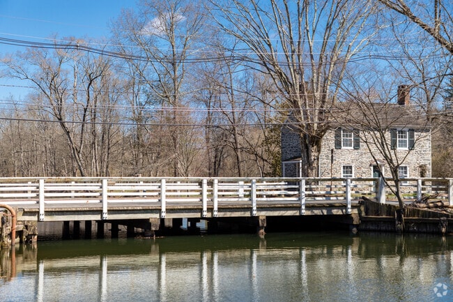The Delaware and Raritan Canal State Park in Pleasant Plains is home to a historical mill.