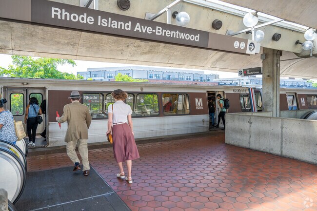 Eckington residents can take the short walk to the Rhode Island Ave Metro stop to get downtown