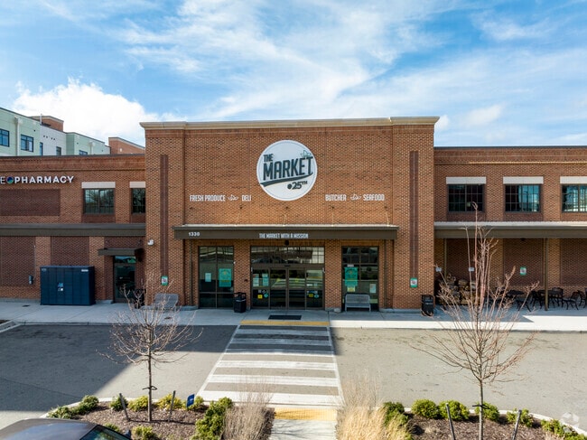 The Market at 25th was Built in 2019 and is the Epicenter of the Fairmount Community