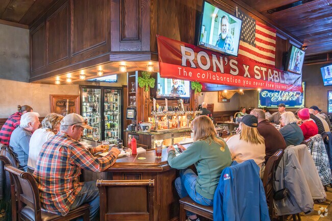 The neighborhood favorite in Lionville is Ron's Original Bar & Grille where friends socialize.