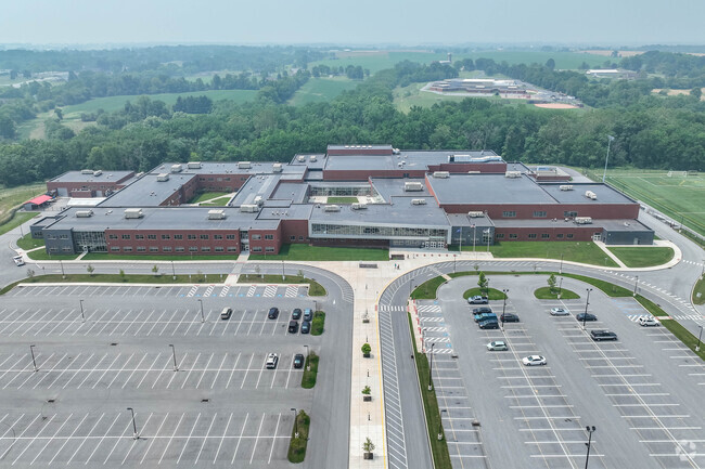 Dover Area High School's campus is fairly modern.