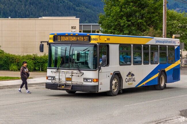 Hop on the Capital Transit bus from Douglas to visit the other neighborhoods in Juneau.