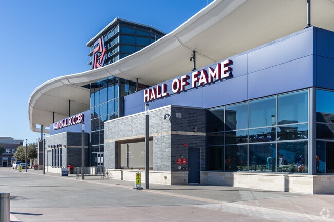 Toyota Stadium in Frisco is the heart of soccer and community events.