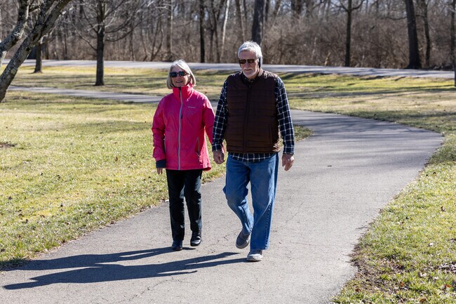 This Franklin couple taking a stroll through North Park.