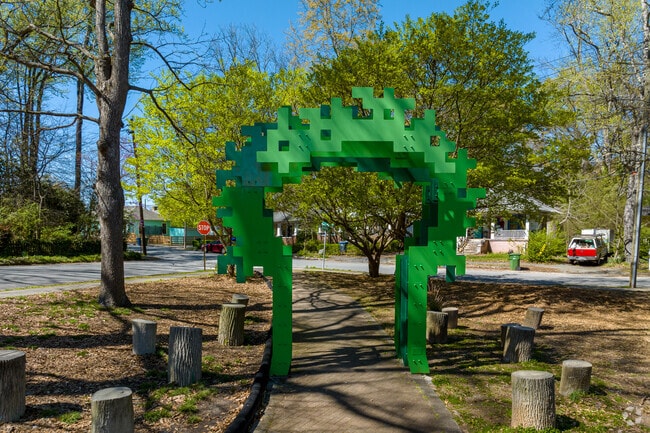 Adair Park II in the West End neighborhood features stunning sculptures from local artists.