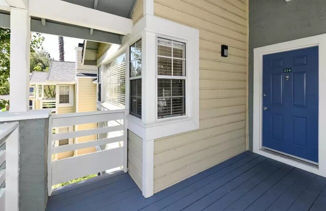 The porch area