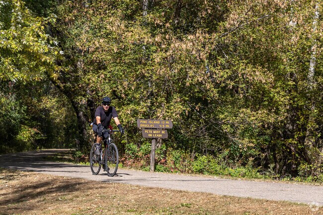 Douglas State Trailhead is a great adventure on a bicycle.