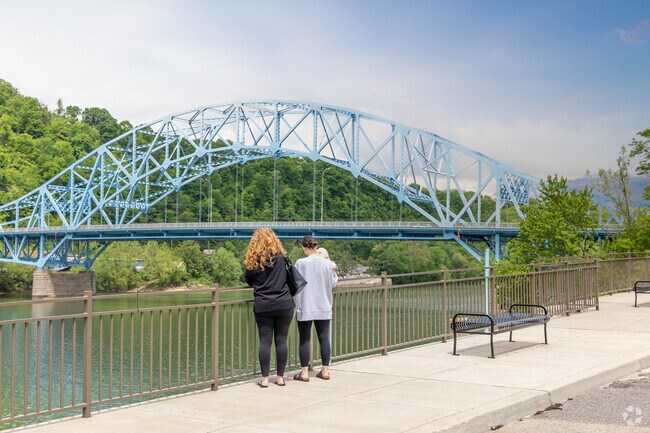 The Elizabeth bridge will bring you across Route 51 back to your home.