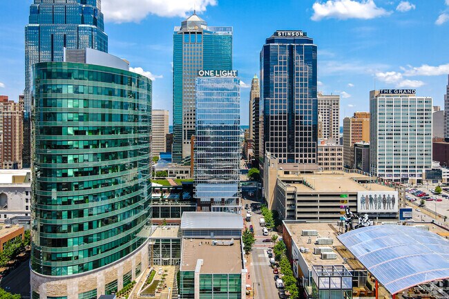 Leawood is 20 minutes from downtown Kansas City with major companies like H&R Block.