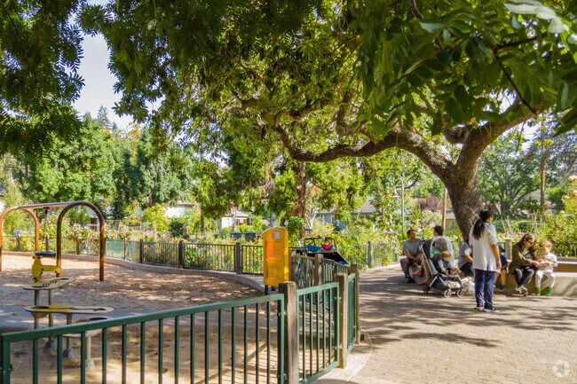 Your kids will love the playground at Johnson Park in Downtown North.