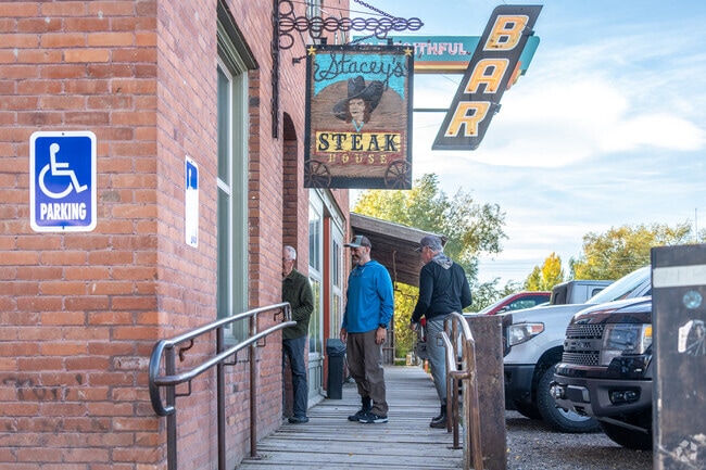 A Gallatin Gateway's favorite for over 60 years, Stacey's Old Faithful offers a cozy atmosphere.