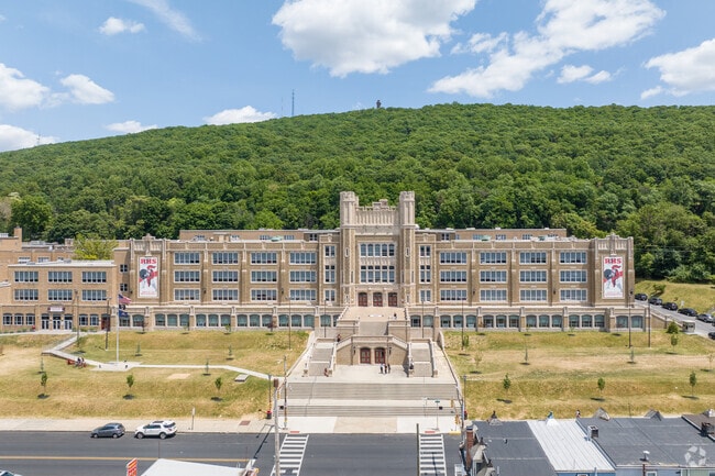Reading Senior High School is fondly nicknamed The Castle on the Hill.