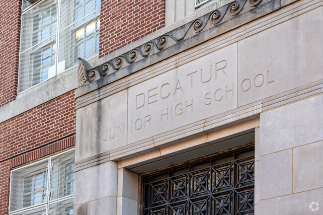 Decatur Junior High School challenges and encourages children to learn.