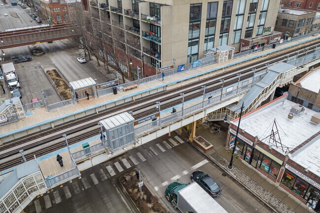 Brown Line in St. Bens.