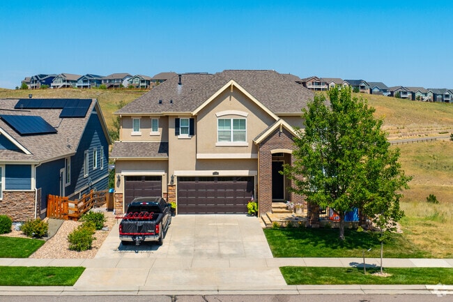 Craftsman-style home are popular in Leyden Rock.
