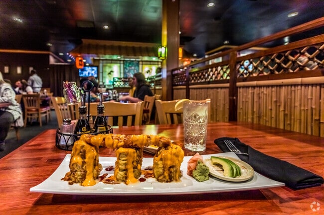 Stop by Ninja Bar and order up the Big Dam Bridge Roll.