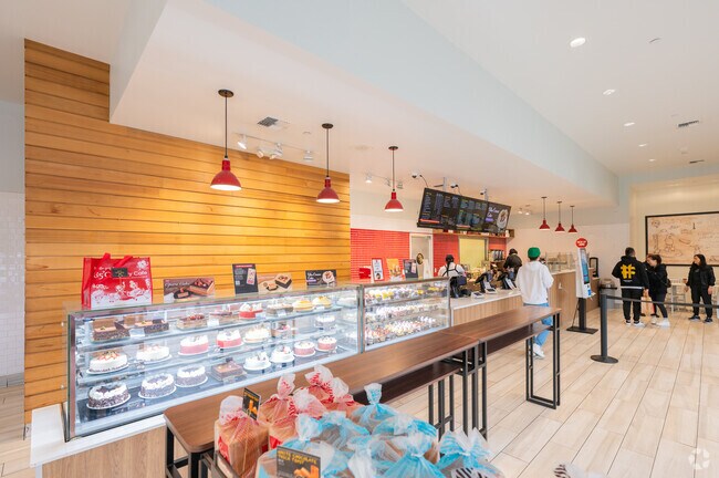 The 85 Degree bakery is only a few minutes away from the Cascade View neighborhood.