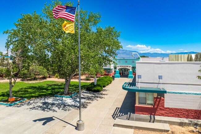 Petroglyph Elementary sits within walking distance of south Eagle Ranch.