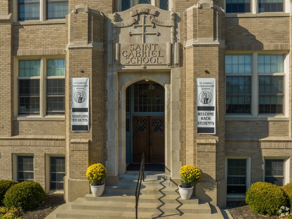St Gabriel Consolidated School front entrance.