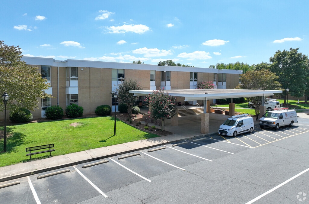 The entrance to Northwest Cabarrus High in Kannapolis