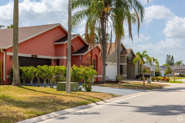 Colorful home styles are available in Palm Beach Little Ranches.
