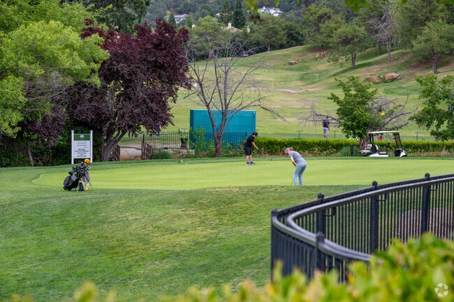 Locals love to golf in Whitney Oaks.