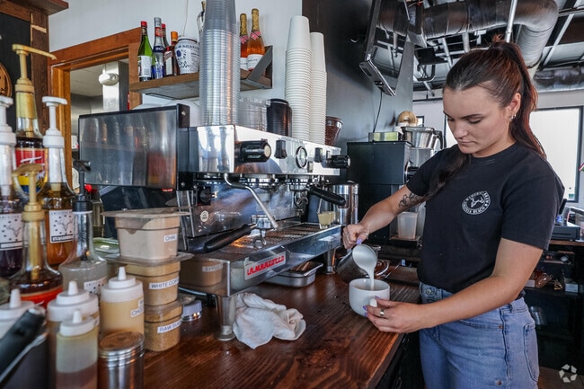 Burritos and coffee to start the day in the Ocean Park neighborhood of Virginia Beach.