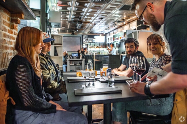 Wine Kitchen On The Creek in Downtown Frederick is a great place for wine flights with friends.