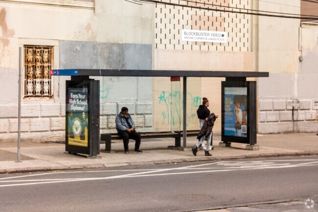 SEPTA bus stops are located throughout Juniata Park.