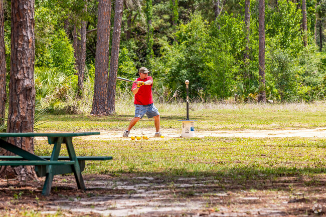 John S. Taylor Park has baseball fields, disc golf courses, a playground and walking trails around a lake for you to enjoy near Del Prado.