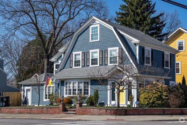 Hipped roofs and wide dormers are spacious features in homes in the Oak Hill neighborhood.
