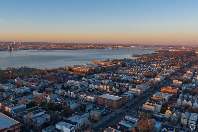 Bayonne Higschool is located right alongside the bay.
