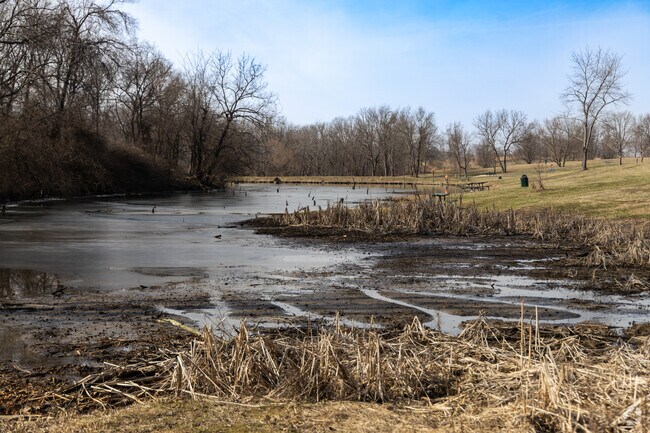 Burlington's England-Idlewild Park has a few small lakes.