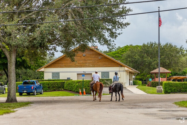 You can see residents on the back of their horses at any given moment in Palm Beach Polo.