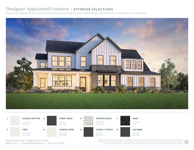 3136 Westonview Ct, Apex, NC 27502 - photo 3