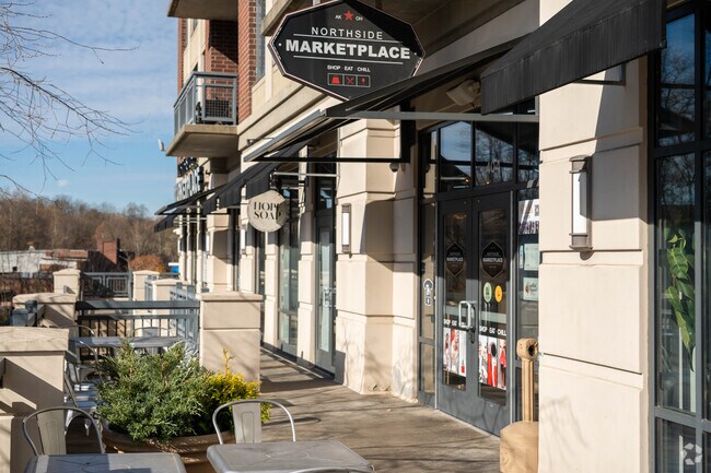 The Northside Marketplace is a popular spot in the Elizabeth Park Valley neighborhood.