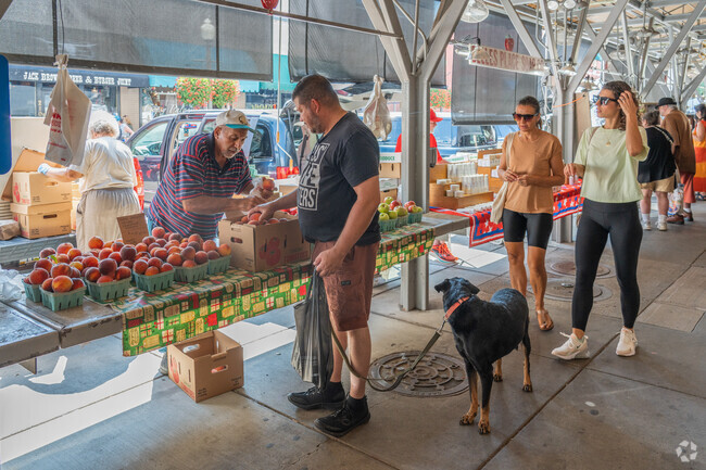 Downtown Roanoke hosts the farmers market every weekend.