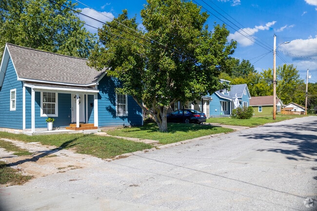 Several of the West Ash homes are surrounded by trees, providing privacy.